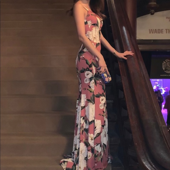 DOLCE GABBANA PINK FLORAL SILK dress IT42 (size 40-small) authentic - Picture 9 of 13